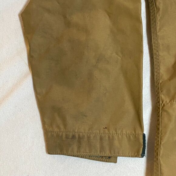Vintage Holubar Gore tex hooded rain jacket cargo pockets work stains Large - Picture 4 of 12
